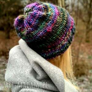 kolorowa czapka - The Wool Art dodatki