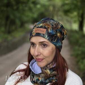 z jelonkiem, czapka, bawełna, jelonek, magiczna, dzianina