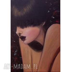 NoAmy obraz olejny na płótnie, ręcznie malowany, kobieta