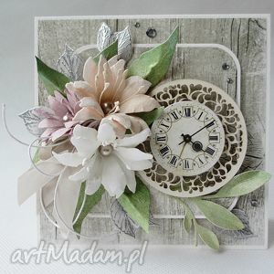 handmade scrapbooking kartki szczęścia w każdej minucie w pudełku