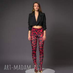 milita nikonorov legginstopy - solar tropic oryginalne panterkę, elastyczne