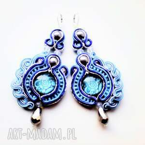 frosty kolczyki sutaszowe