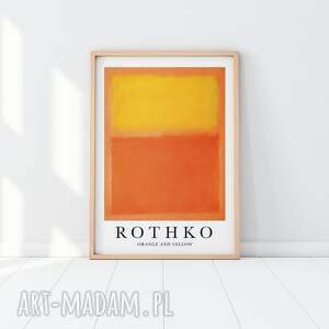 mark rothko orange and yellow - plakat 30x40 cm obraz nowoczesny obraz