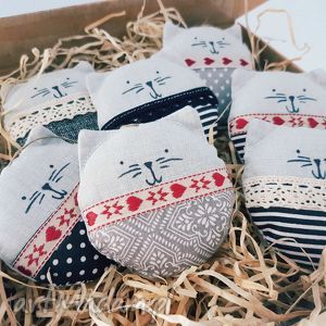 kocie bombki - Zapętlona Nitka dom dekoracje świąteczne