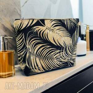 kosmetyczka damska welurowa etui do torebki organizer torby duża