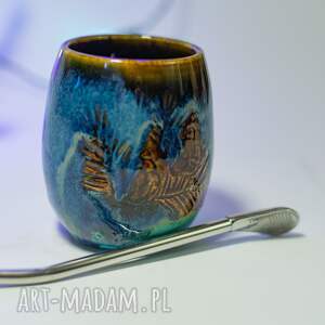 handmade ceramika ceramiczne naczynie do yerba mate / duże matero ceramiczne handmade