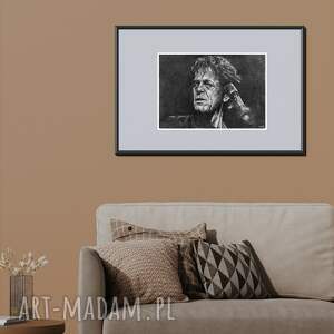 plakat - lou reed seria ikony A3 wykonany z oryginalnego rysunku, prezent