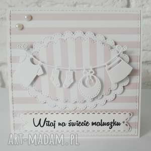 kartka z okazji narodzin dziecka, scrapbooking prezent, personalizacja