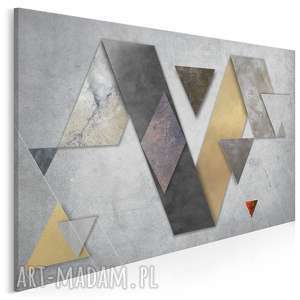 obraz na płótnie - beton kształty 120x80 cm 44101 geometryczny, skandynawski