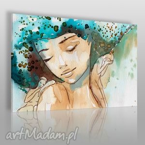 obraz na płótnie - kobiety akt - 120x80 cm - VAKU DSGN obrazy