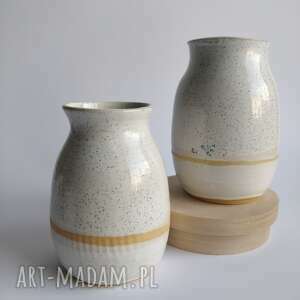 ręcznie robione ceramika zestaw z dwóch wazonów ceramicznych 2