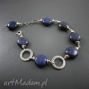 handmade monety lapis lazuli z kołami