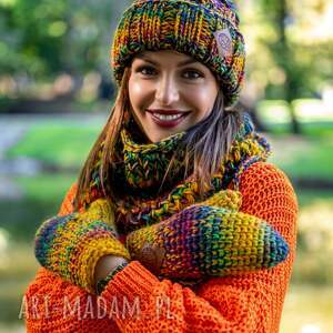 100% Euforia “Kolory”, czapka merino