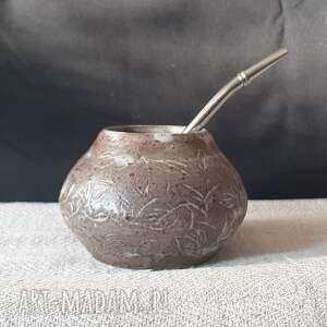 ręcznie robione ceramika ręcznie robiony mateo, gourd, calabash - kubek do yerba mate
