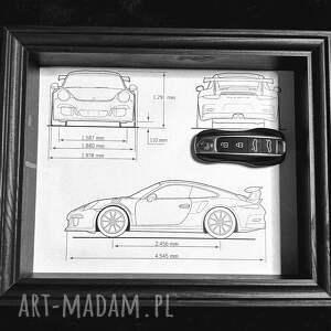 Royal Art No. 24 Porsche 911 GT3 RS - luksusowa ramka 20x25 cm, edycja limitowana