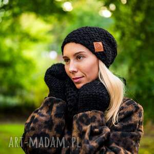 Czapka MERINO Explorer “Czarny”, i - alpaka