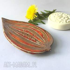 ręcznie robione ceramika mydelniczka ceramiczna