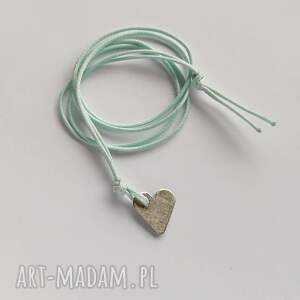 serduszko wisiorek, zmatowione, serce, alpaka, unikalny