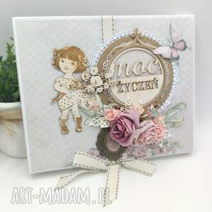 ręcznie robione opakowanie na merci - moc życzeń, prezent upominek