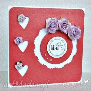 kochanej mamie kartka, mamo, dzień, matki, pudełko scrapbooking