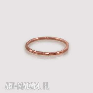 Nierówna - cienka miedziana obrączka rozm. 20 (2403 07) outlet