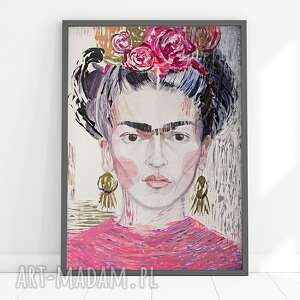 plakat A2 - frida wydruk, reprodukcja, obraz kahlo