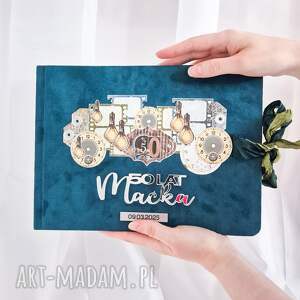 album na zdjęcia tradycyjny dla mężczyzny personalizowany, pamiątka