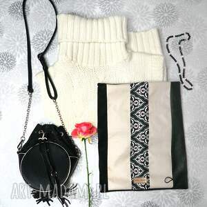 handmade szaliki ekskluzywny komin szal damski z różnych tkanin