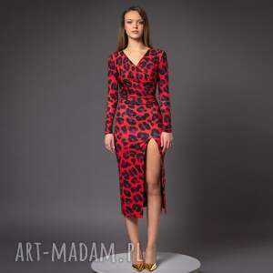 dopasowana wielofunkcyjna sukienka z rozporkiem - marika solar tropic