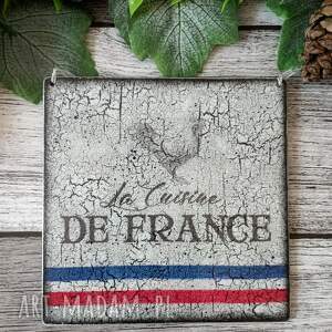 dekoracyjny obrazek la cuisine de france prowansja, farmhouse vintage, shabby