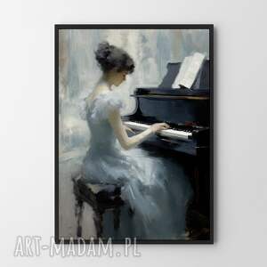 plakaty plakat fortepian - format 30x40 cm piano lesson