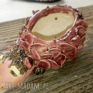 jeżyk felipe - pojemniczek ceramika handmade ceramiczna osłonka zwierzątko