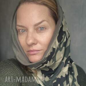 Komin moro z dzianiny na podszewce, wymiary 40cm na 55cm box A1, ko, et