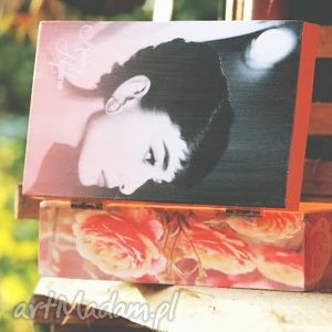 szkatułka audrey hepburn decoupage