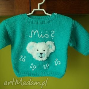 handmade sweterek "miś? "