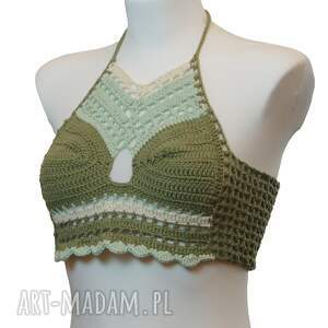 top / bralet na szydełku lato ze 100 procent bawelny rozmiar s