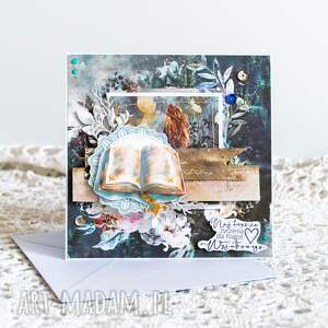 handmade scrapbooking kartki kartka uniwersalna - najlepsze życzenia dla kogoś