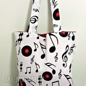 torba na zakupy ekologiczna shopperka muzyczna, muzyka