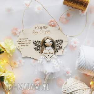 Podziękowanie dla Ojca Chrzestnego - chrzciny, komunia, anioł - stróż