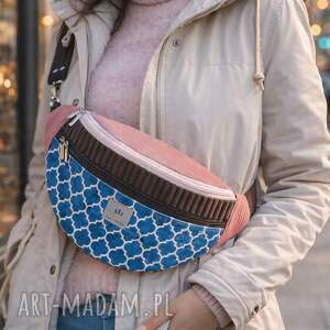 kolorowa nerka xl z weluru i sztruksu tanger pomysł na prezent