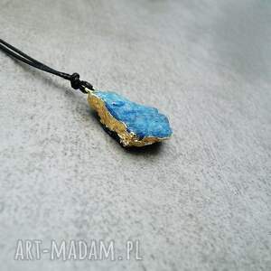 kyanit niebieski surowy wisiorek no 1, biżuteria z kianitem urodziny