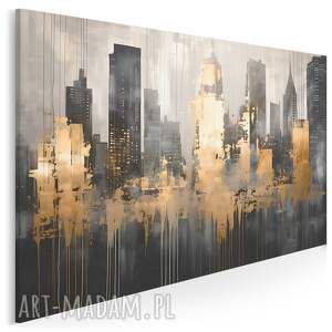 Obraz na płótnie - MIASTO WIEŻOWCE SKYLINE NOWY JORK - 70x50 cm