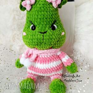 grinch dziewczynka, grinczka, świąteczny grinch, maskotka szydełku