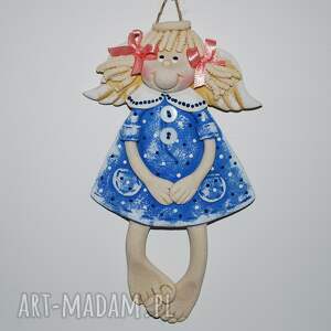 to coś powiem - aniołek z masy solnej, prezent, dekoracja, aniołki na szczęście