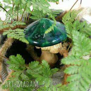 dekoracyjny grzybek półkę doniczki, dekoracje roślinne dodatki