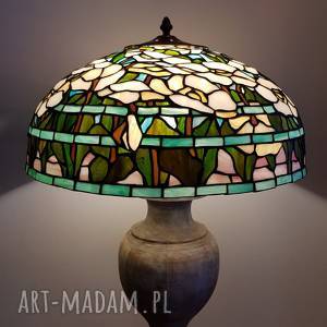 lampa witrażowa tiffany, glass szkło, oswietlenie