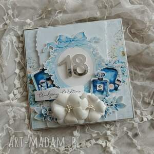 Prezent Kartka z okazji 18 stki - Blue, na 18stkę