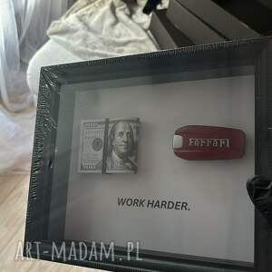 Royal Art No. 05 Ferrari Key Work Harder - luksusowa ramka
