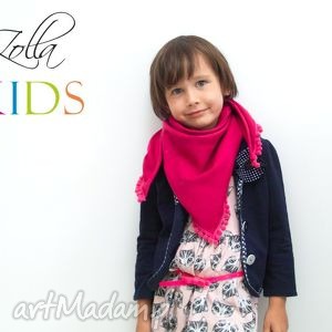 modna chusta bawełniana dla dziewczynki 3 - 6 lat, zolla chusteczka, szaliczek