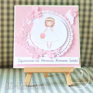 zaproszenia na komunię komunijne pierwsza komunia święta scrapbooking